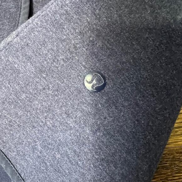 Lululemon City Bound Wrap Jacket Womens M Indigo Blue Reversable Hooded Pockets - Picture 8 of 9